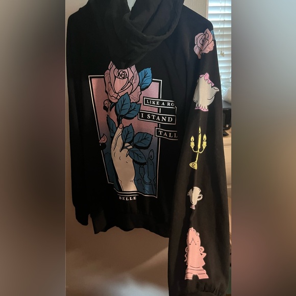 NWT Torrid Beauty and the beast zip up hoodie and leggings set size 3 - Picture 7 of 8